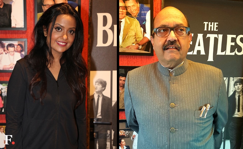 Devendra Fadnavis's wife Amruta Fadnavis; Amar Singh. Sachin Gokhale/Firstpost Devendra Fadnavis's wife Amruta Fadnavis; Amar Singh. Sachin Gokhale/Firstpost