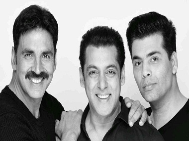 Salman Khan, Akshay Kumar, Karan Johar will come together for a film in 2018 Salman Khan, Akshay Kumar, Karan Johar will come together for a film in 2018