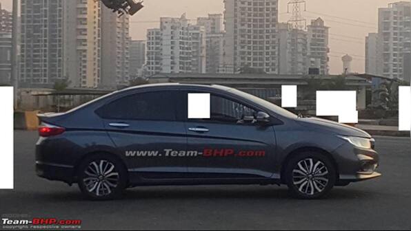 Spied: 2017 Honda City during TV shoot in India