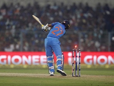 Ajinkya Rahane is bowled in the third ODI, highlighting Virat Kohli and Co's inability to deal with bounce. Reuters