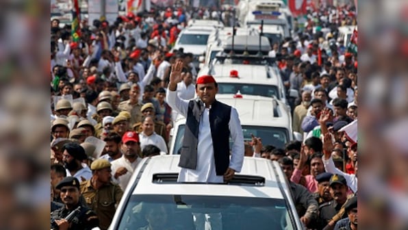 UP Election 2017: Akhilesh Yadav shares stage with Congress in first joint campaign