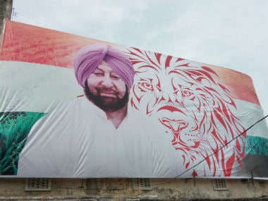 Poster of Amarinder Singh. Sandipan Sharma/Firstpost