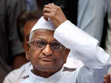 File image of social activist Anna Hazare. PTI