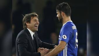 Antonio Conte says he's 'confident' that Diego Costa will be a Chelsea players next season
