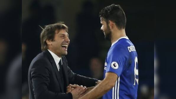 Antonio Conte says he's 'confident' that Diego Costa will be a Chelsea players next season