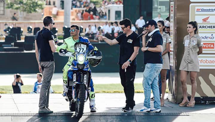 Dakar 2017: Sherco TVS's Aravind KP continues riding despite injury