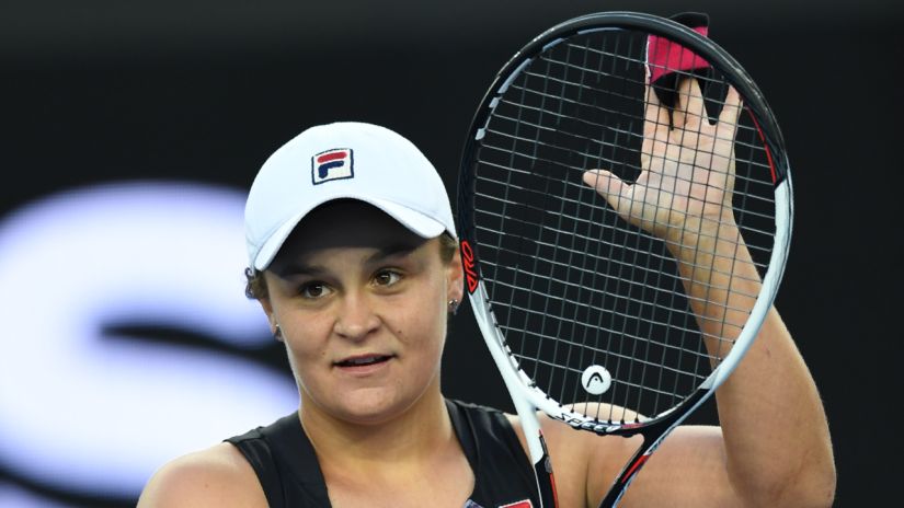 Ashleigh Barty at the 2017 Australian Open. AFP