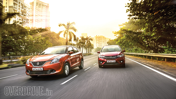 Comparo: Honda Jazz CVT vs Maruti Suzuki Baleno CVT Comparo: Honda Jazz CVT vs Maruti Suzuki Baleno CVT