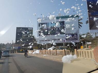 Bengaluru's foaming lakes are awash in trash and spit fire again, but no respite soon