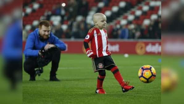 Watch: Bradley Lowery, terminally ill five-year-old Sunderland fan, wins goal of the month