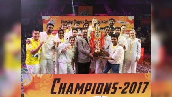 PBL 2017: Chennai Smashers prevail in thrilling final against Mumbai Rockers to lift title