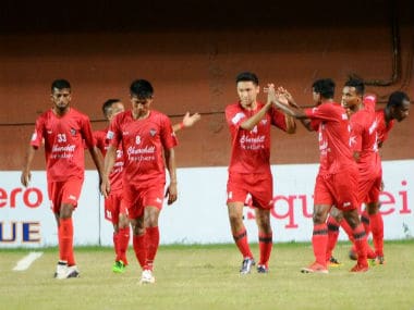 Churchill Brothers score maiden win against 10-men Bengaluru. Image Credit: @ILeagueOfficial