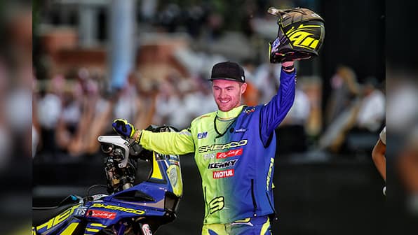 Dakar 2017: TVS Sherco Racing Team's Juan Pedrero Garcia leads motorcycle category at the end of Stage 1