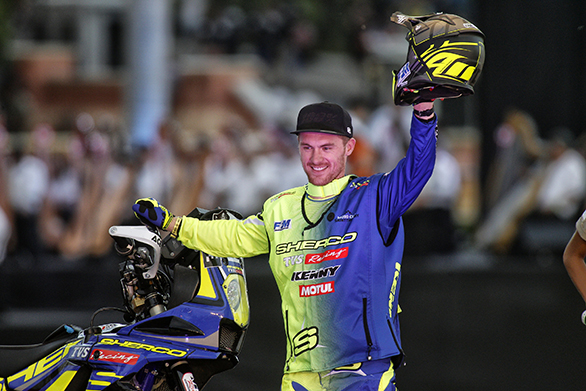 Dakar 2017: TVS Sherco Racing Team's Juan Pedrero Garcia leads motorcycle category at the end of Stage 1 Dakar 2017: TVS Sherco Racing Team's Juan Pedrero Garcia leads motorcycle category at the end of Stage 1