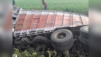 Etah road accident: School bus collides with truck killing over 20 school kids, dozens injured