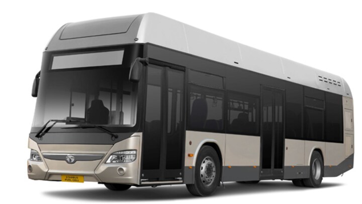 Tata Motors-ISRO's Starbus fuel cell bus showcased in India