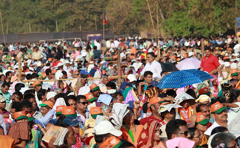 Defence Minister Manohar Parrikar addressed the people of Goa about the employment opportunities that have increased in Goa over the last five years. Firstpost/Mihir Ved Defence Minister Manohar Parrikar addressed the people of Goa about the employment opportunities that have increased in Goa over the last five years. Firstpost/Mihir Ved