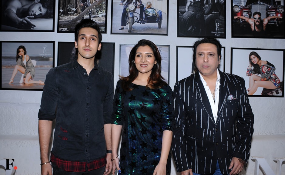 Budding actors Yashvardhan Ahuja and Tina Ahuja with their father, the effervescent Govinda. Sachin Gokhale/Firstpost Budding actors Yashvardhan Ahuja and Tina Ahuja with their father, the effervescent Govinda. Sachin Gokhale/Firstpost