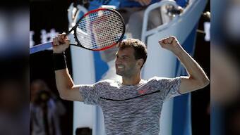 Australian Open 2017: Grigor Dimitrov downs David Goffin to reach 2nd Slam semi-final