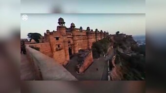 Gwalior Fort: In this 360 degree video, we take you on a walk through this magnificent monument