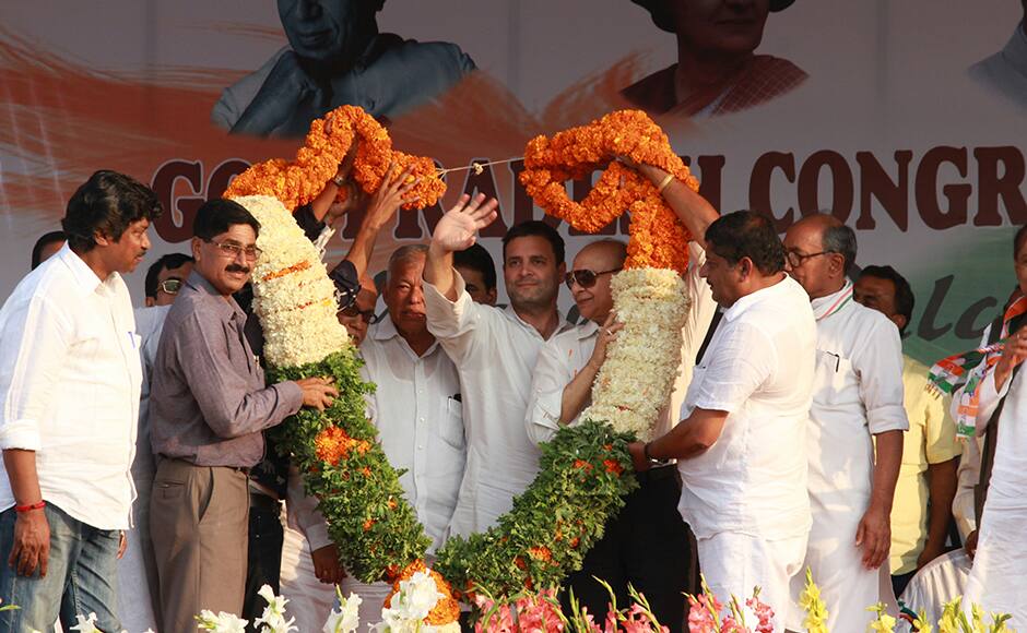 Goa Congress Rally Rahul Gandhi addresses public rally in Goa, takes on PM Modi - Photos ...