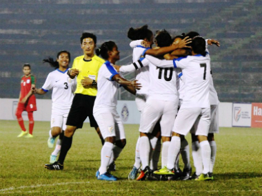 Women's SAFF Championship: India beat Bangladesh 3-1 in final Women's SAFF Championship: India beat Bangladesh 3-1 in final