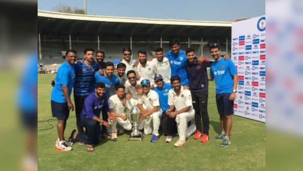 Irani Trophy: Wriddhiman Saha's double ton helps Rest of India clinch title