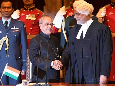 Jagdish Singh Khehar sworn in as 44th Chief Justice of India Jagdish Singh Khehar sworn in as 44th Chief Justice of India