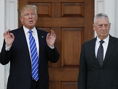 White House denies differences between Donald Trump and Defence Secretary James Mattis over air strikes on Syria White House denies differences between Donald Trump and Defence Secretary James Mattis over air strikes on Syria