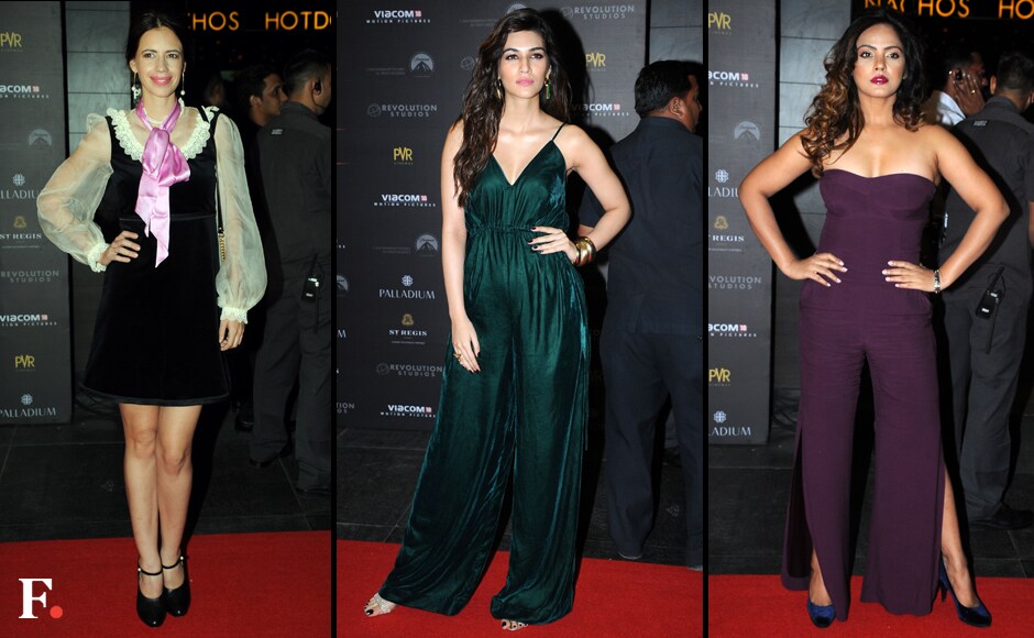 Kalki Koechlin, Kriti Sanon, Neetu Chandra. Sachin Gokhale/Firstpost Kalki Koechlin, Kriti Sanon, Neetu Chandra. Sachin Gokhale/Firstpost