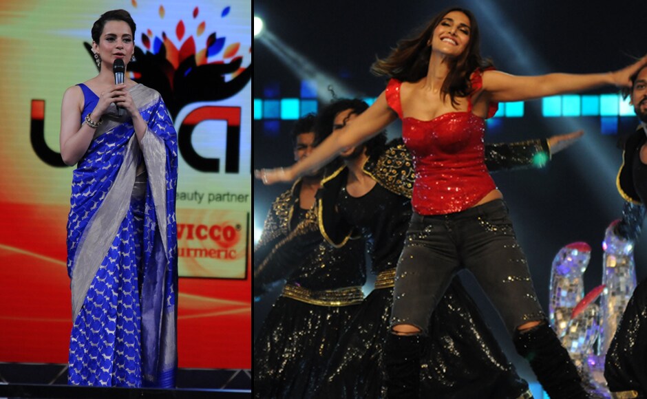 Kangana Ranaut is elegant in a sari; vaani Kapoor performs to her Befikre hits. Photos: Sachin Gokhale/Firstpost Kangana Ranaut is elegant in a sari; vaani Kapoor performs to her Befikre hits. Photos: Sachin Gokhale/Firstpost
