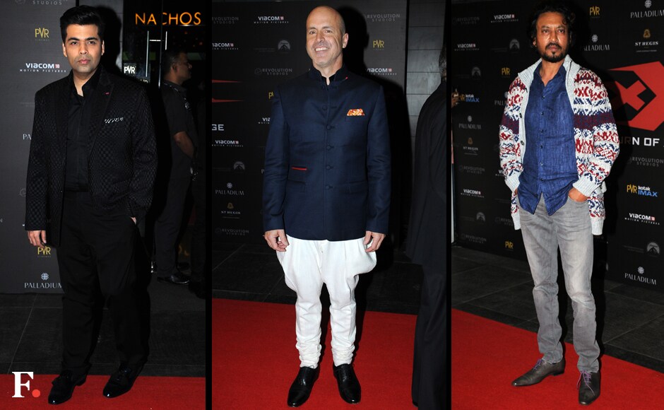 Karan Johar, DJ Caruso and Irrfan Khan. Sachin Gokhale/Firstpost Karan Johar, DJ Caruso and Irrfan Khan. Sachin Gokhale/Firstpost
