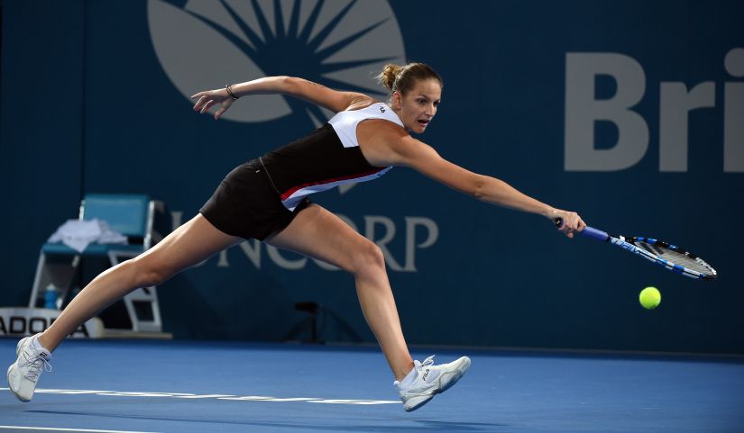Karolina Pliskova is in the form of her life, and won the title in Brisbane to start 2017. AFP