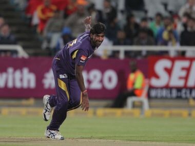 File photo of Lakshmipathy Balaji of the Kolkata Knight Riders. Getty
