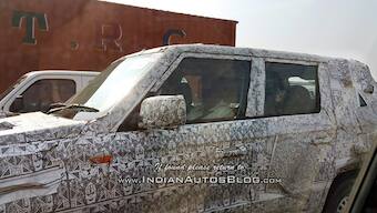 Spied: Mahindra TUV 500 (300XL) spotted testing in Surat