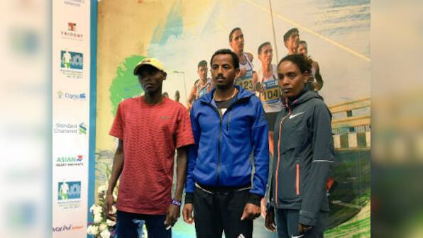 Mumbai Marathon: Ayele Abshero's pull-out makes Levy Matebo fastest man at starting line