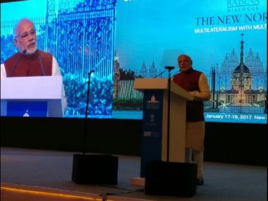 Narendra Modi’s Raisina Dialogue address actually included a message for Donald Trump Narendra Modi’s Raisina Dialogue address actually included a message for Donald Trump