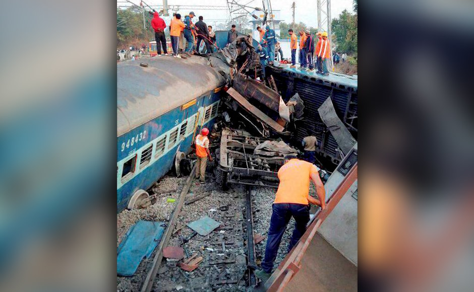 The incident took place around 11.30 pm when the train was going from Jagdalpur (Chhattisgarh) to Odisha capital Bhubaneswar. PTI The incident took place around 11.30 pm when the train was going from Jagdalpur (Chhattisgarh) to Odisha capital Bhubaneswar. PTI