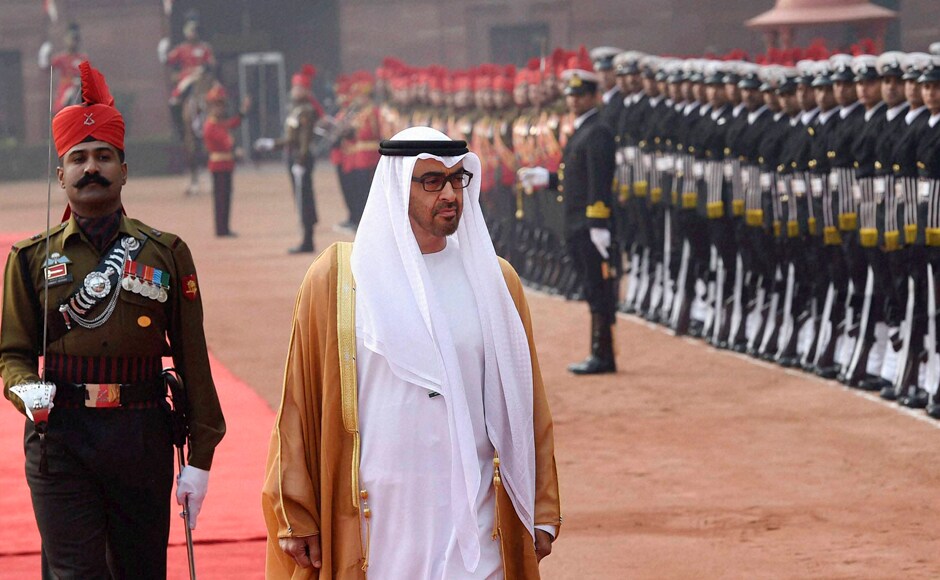 It was the first prime ministerial visit from India to the UAE in 34 years after the visit of then Prime Minister Indira Gandhi in 1981. PTI It was the first prime ministerial visit from India to the UAE in 34 years after the visit of then Prime Minister Indira Gandhi in 1981. PTI