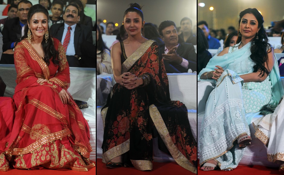 Beauty brigade: Preity Zinta, Anushka Sharma and Tabu. Photos: Sachin Gokhale/Firstpost Beauty brigade: Preity Zinta, Anushka Sharma and Tabu. Photos: Sachin Gokhale/Firstpost