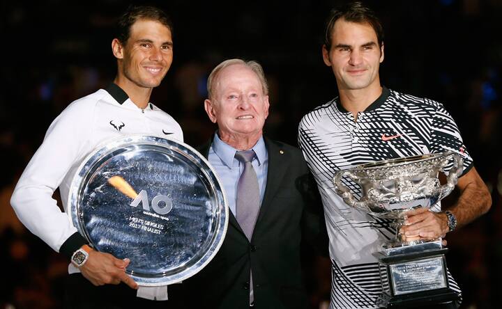 Roger Federer lifts 5th Australian Open trophy with win over Rafael Nadal