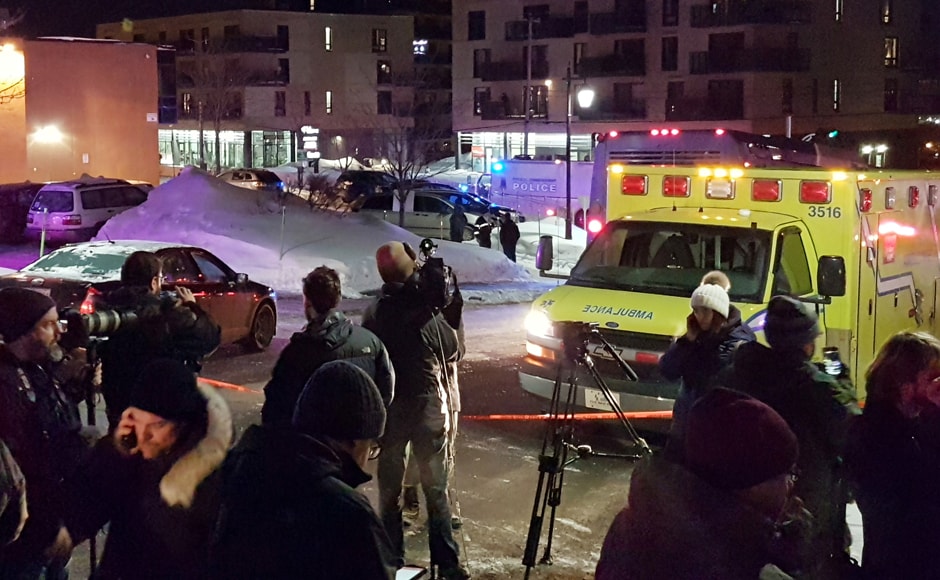 The shooting at a Quebec mosque during Sunday night prays which reportedly killed five people was a The shooting at a Quebec mosque during Sunday night prays which reportedly killed five people was a