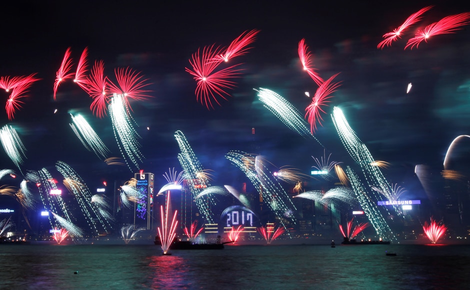 Fireworks explode as Fireworks explode as