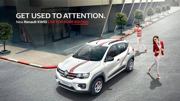 Renault Kwid 'Live for more' edition launched in India at Rs 2.93 lakh