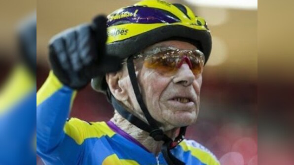 'I'm now waiting for a rival,' says 105-year-old Frenchman who set world record in cycling