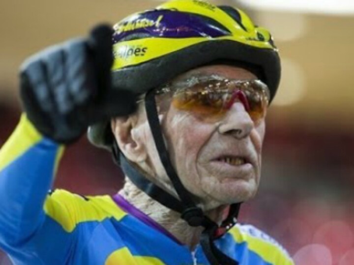 'I'm now waiting for a rival,' says 105-year-old Frenchman who set world record in cycling