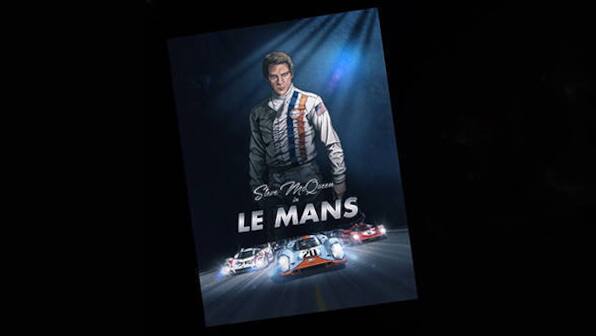 Sandro Garbo recreates Steve McQueen's "Le Mans" in a stunning graphic novel