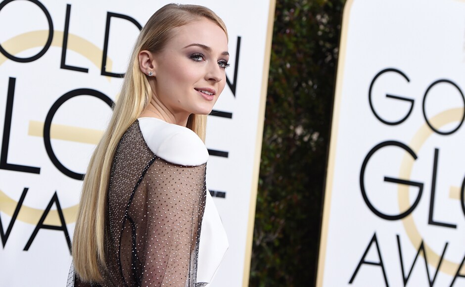 Sophie Turner arrives at the 74th annual Golden Globe Awards at the Beverly Hilton Hotel on Sunday, Jan. 8, 2017, in Beverly Hills, Calif. (Photo by Jordan Strauss/Invision/AP) Sophie Turner arrives at the 74th annual Golden Globe Awards at the Beverly Hilton Hotel on Sunday, Jan. 8, 2017, in Beverly Hills, Calif. (Photo by Jordan Strauss/Invision/AP)