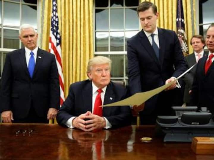 Travel ban working 'very nicely' says US President Donald Trump Travel ban working 'very nicely' says US President Donald Trump