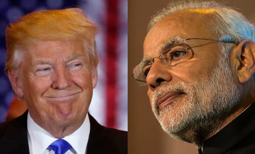 File image of Donald Trump and Narendra Modi.